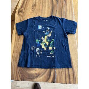 Vintage MINECRAFT Youth? T-Shirt Size Small 100% Cotton Mojang / Jinx